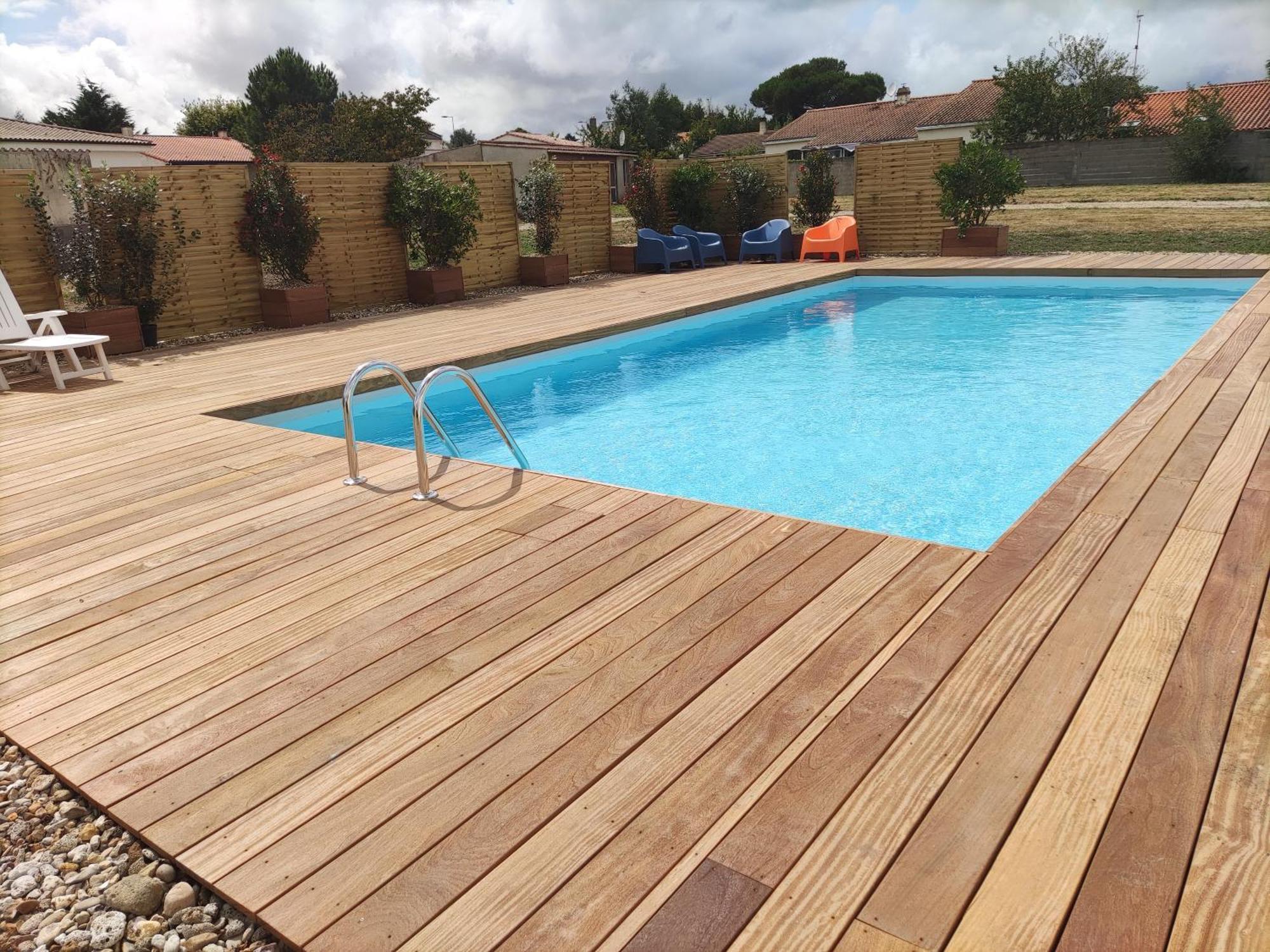 Maison Avec Piscine Privee, Proche Plage Avrille  Bagian luar foto